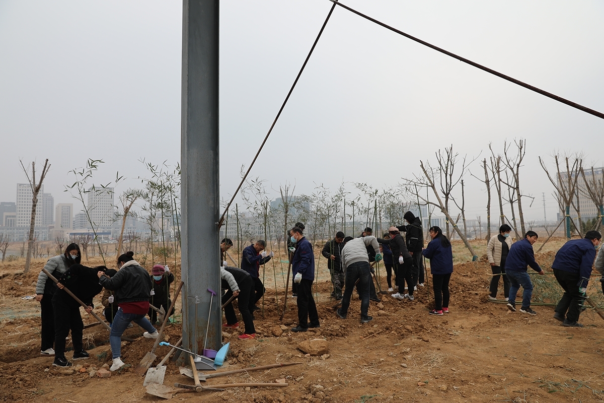 國泰科技舉行“你我攜手，美化公司”植樹節(jié)活動